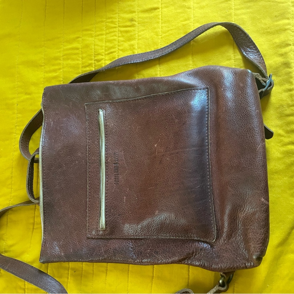Portland Leather Brown Backpack